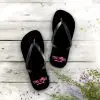 Womens Pink Pony Flip Flops - Image 19