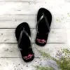 Womens Pink Pony Flip Flops - Image 14