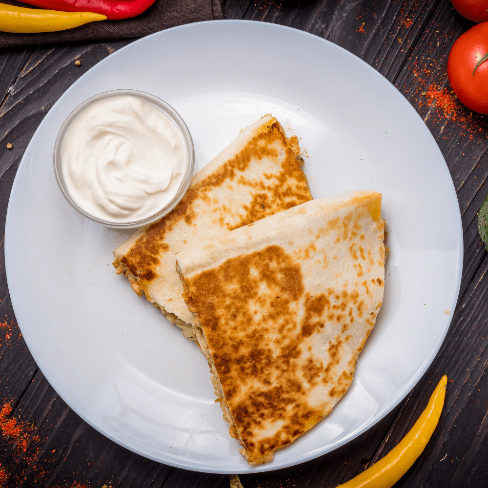 Chicken Bacon Ranch Quesadilla served by Chicken Bacon Ranch Quesadilla - Pink Pony