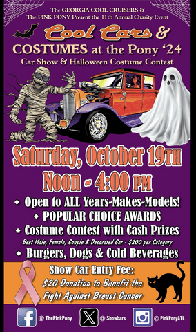 Halloween Car Show & Costume Contest at Pink Pony