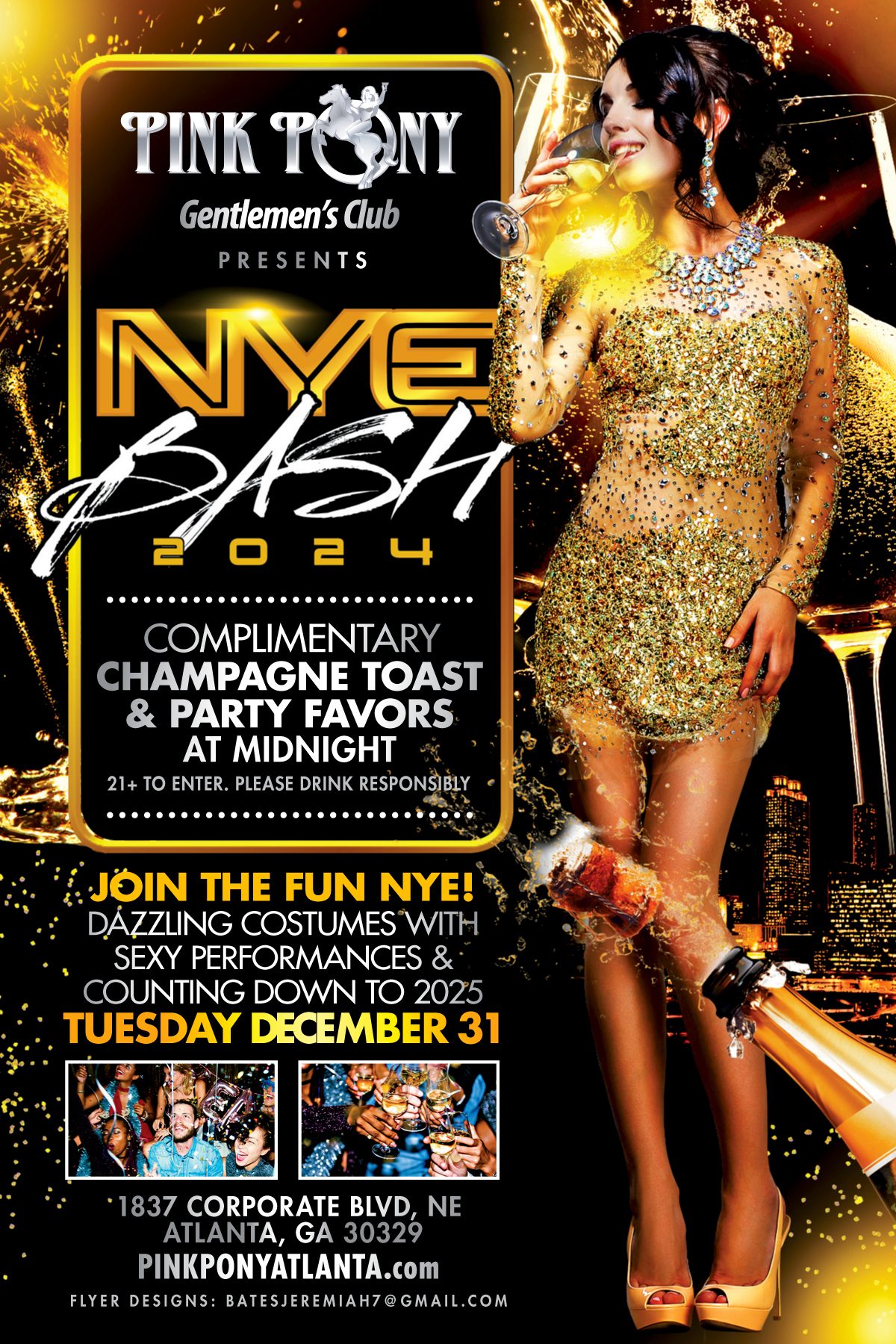 Pink Pony NYE Bash at Pink Pony