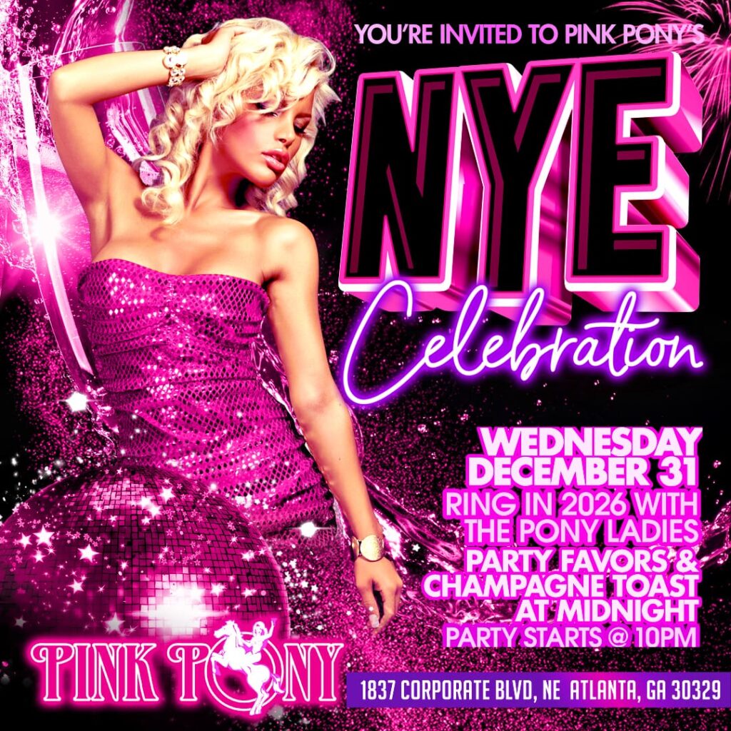The World-Famous Pink Pony, Pink Pony, gentleman's club, Atlanta Georgia, Atlanta, Atlanta GA, strip club, club, food menu, dine-in, food, girls, nightclub, night club, dancers, strippers